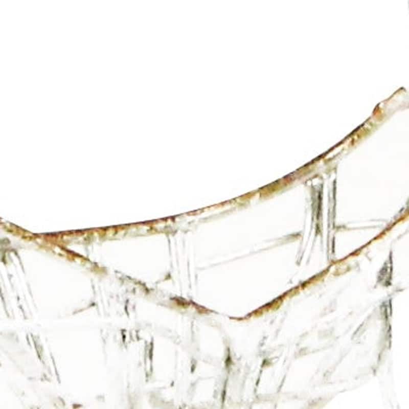 HomeRoots 17" Silver Metal Dress Form Sculpture and Jewelry Holder - 7.25" H x 4.25" W x 3.5" D
