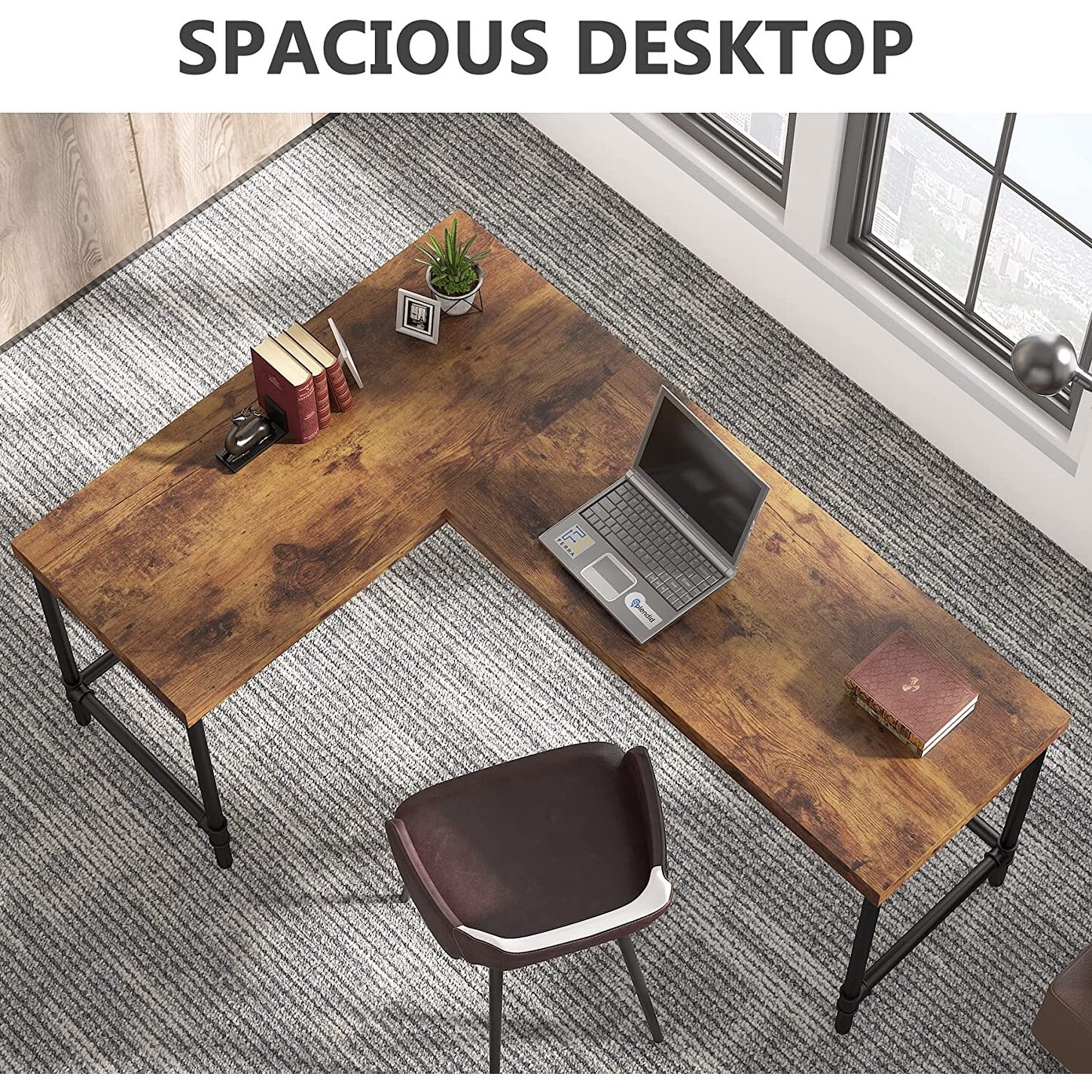 『1年保証』 Tribesigns-L-Shaped-Desk,-67- スーツ・フォーマル・ドレス