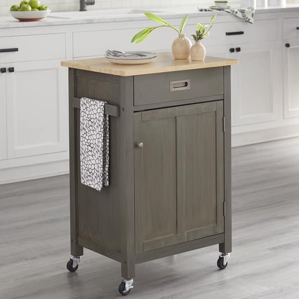 Simple Living Jacksonville Rolling Kitchen Cart Bed Bath & Beyond