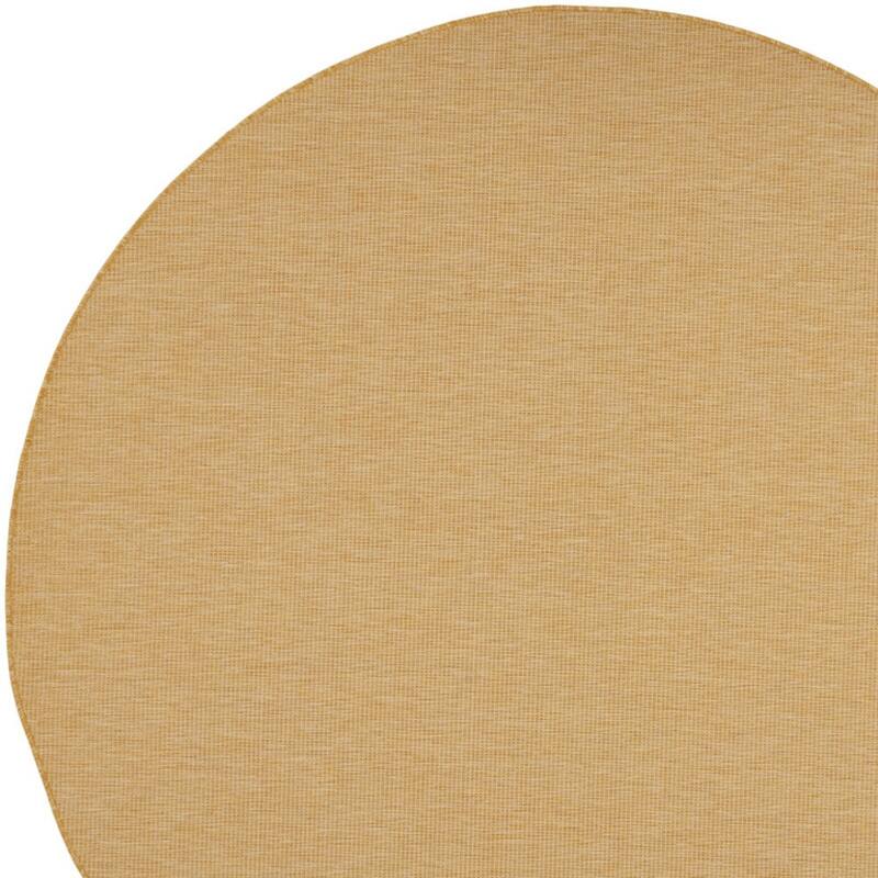 HomeRoots Contemporary Round Outdoor Rug - 8' Round