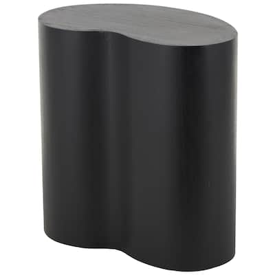 Wood Heart Inspired Accent Table - Black or Brown - Roche River Decor