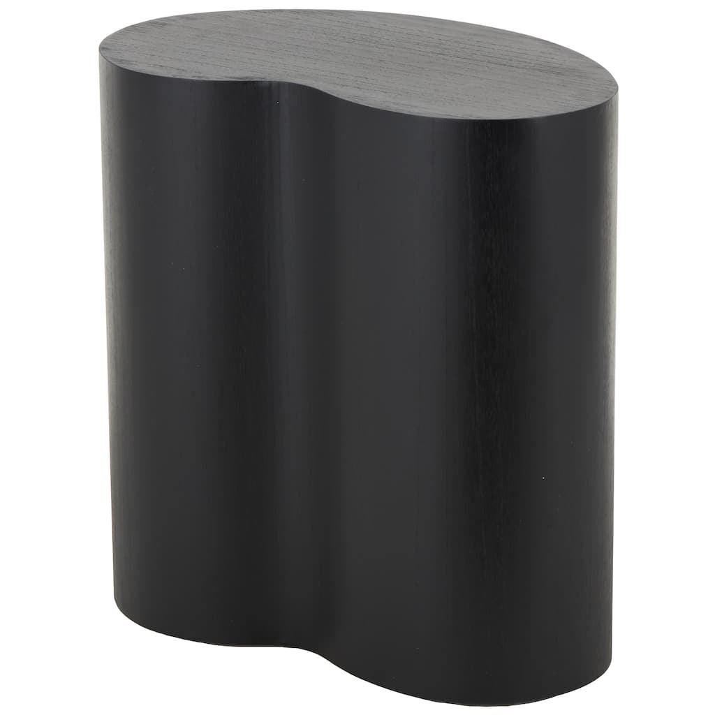 Wood Heart Inspired Accent Table - Black or Brown - Roche River Decor