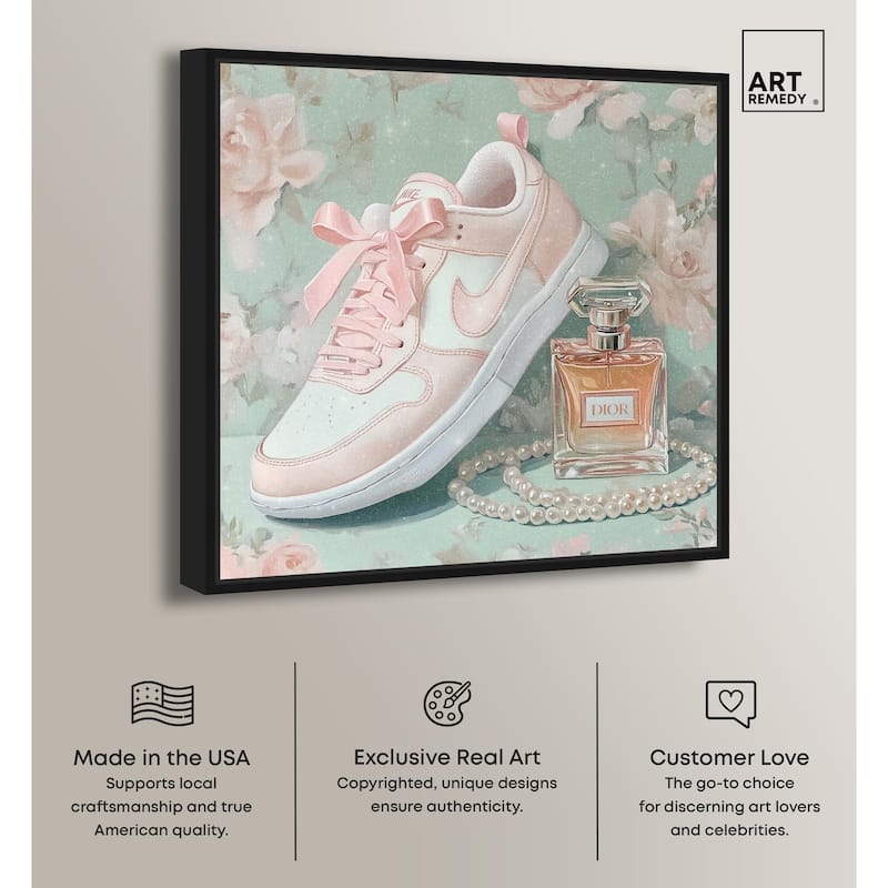 Petite and Cute Sneaker Canvas by Art Remedy