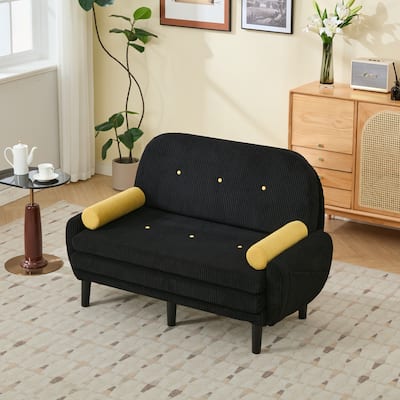 Corduroy Love Seat Soaf Livingroom Day Bed Recliner With Storage Pocket Usb Charger