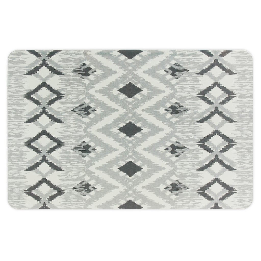 FloorPops Dierdre Grey Stone Quick Drying Mat