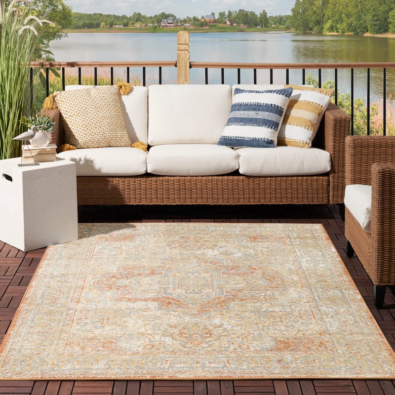 Nourison Essentials Persian Indoor/Outdoor Area Rug