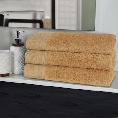 Superior Sierra Rayon From Bamboo Cotton Blend Bath Towel Set of 3