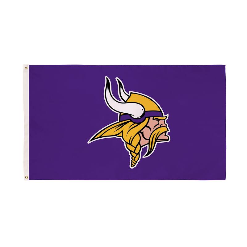 Kansas City Chiefs Single Sided Flag w/ 2 Grommets, 3'x5'