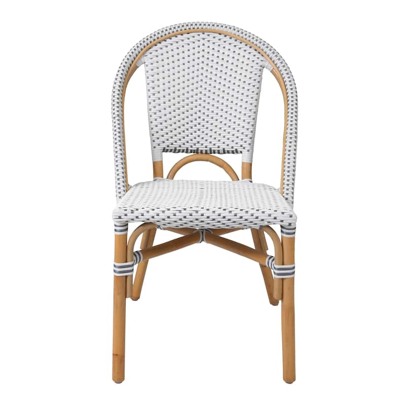 NPD Furniture Avignon Paris Rattan Bistro Dining Side Chair (Set of 2)