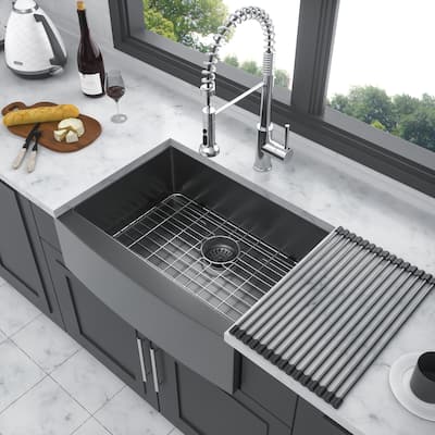 Stainless Steel 16 gauge Apron Front Kitchen Sink