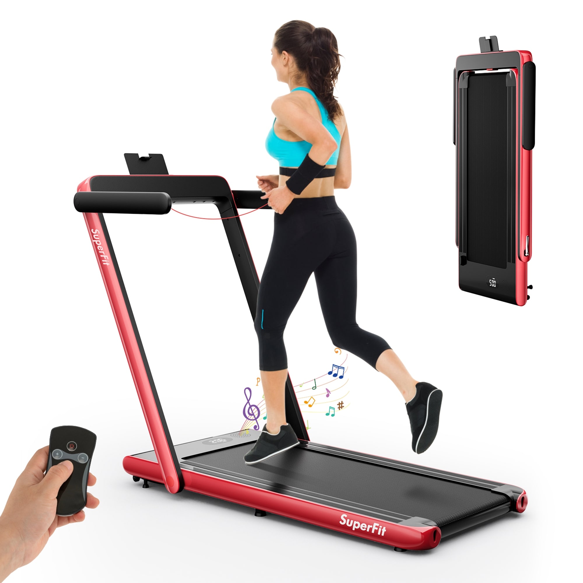 Gymax electric best sale folding treadmill