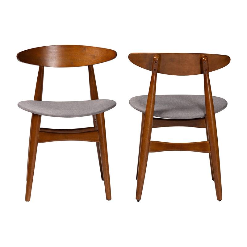 Carson Carrington Haapajarvi Mid-century Modern Medium Oak Dining Chair (Set of 2)