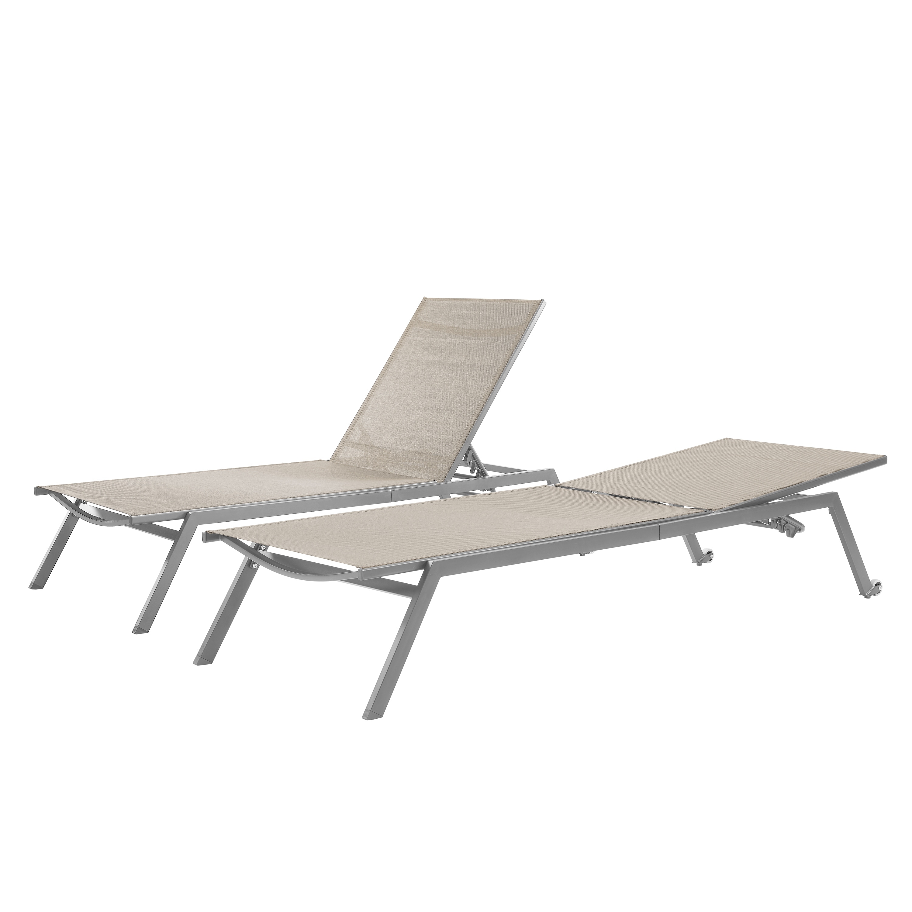 Corvus torino adjustable sling fabric patio chaise lounge deals