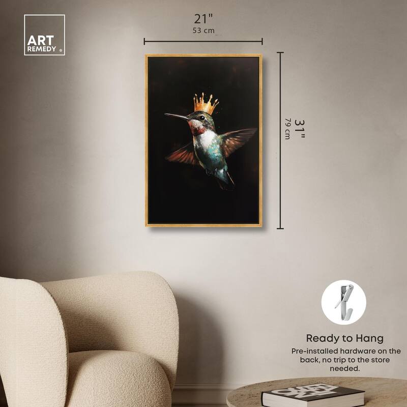 Royal Bird II Canvas by Art Remedy