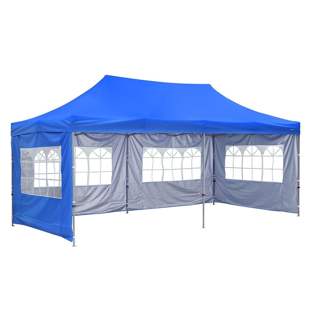 Zenova 10x20 Ft Pop up Canopy Tent Heavy Duty Instant Gazebo