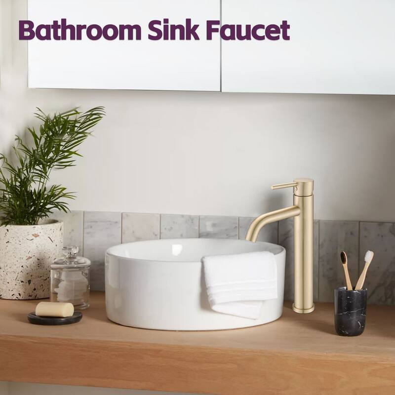 High-end atmosphere bathroom single hole faucet
