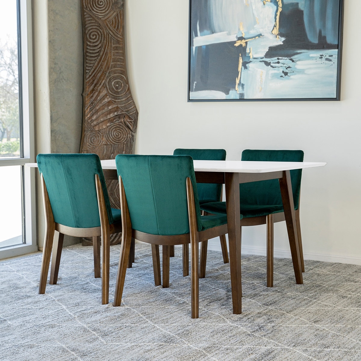 Donovan 5 piece dining new arrivals set