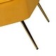 preview thumbnail 74 of 117, Delicia 3 Piece Living Room Set with Golden Legs by HULALA HOME