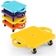 preview thumbnail 5 of 3, Kids Sitting Scooter Board with Handles and Rolling Casters 4 Pack