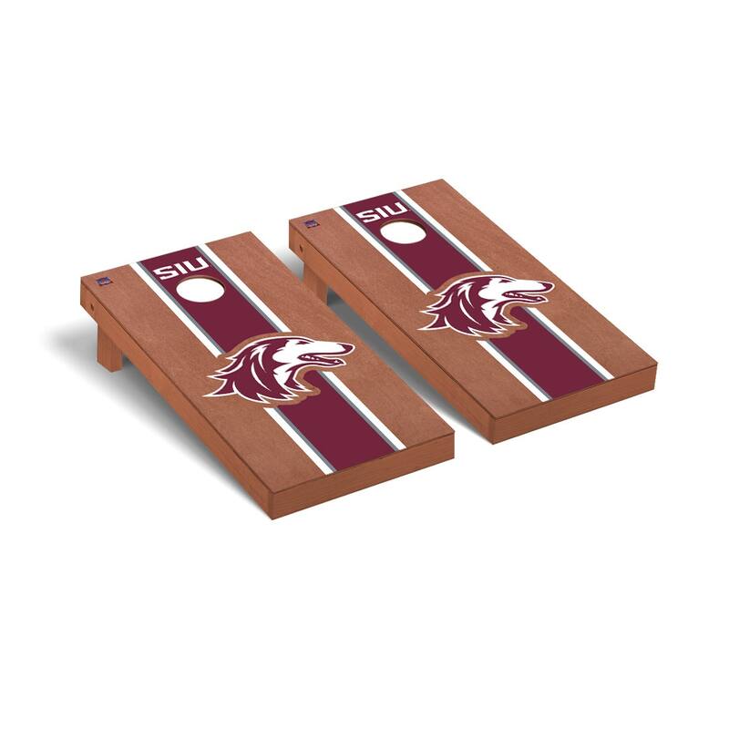 Southern Illinois SIU Salukis Rosewood Cornhole Board Set