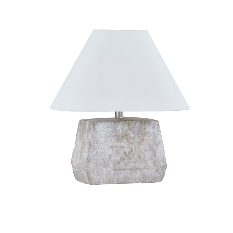 Kingston 13" Table Lamp with Linen Shade, Gray (Set of 2)