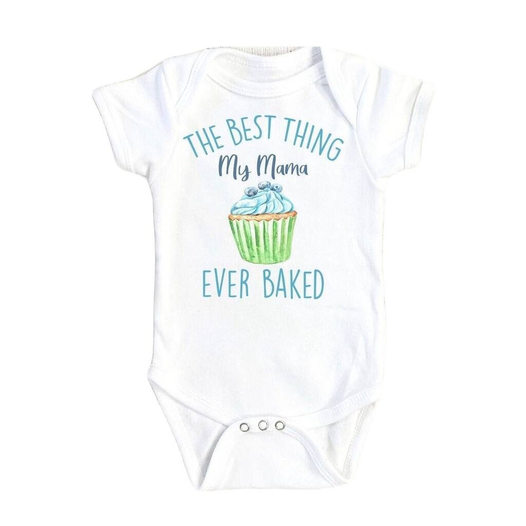 Baking Best Blue - Baby Boy Girl Clothes Infant Bodysuit Funny Cute Newborn