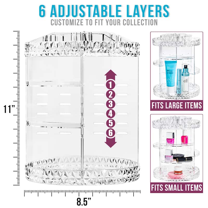 Sorbus 360° Makeup Organizer Carousel