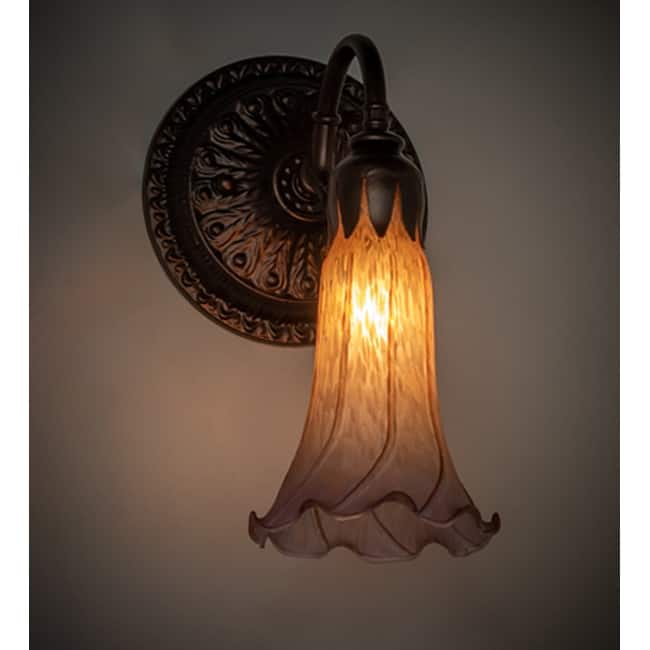 Meyda Tiffany 261103 10" Tall Wall Sconce - Mahogany Bronze