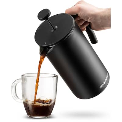 Belwares Stainless Steel Large French Press Coffee Maker 50oz