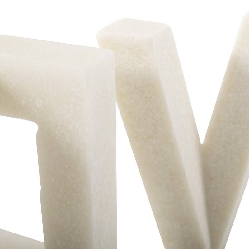 Just Say "Love" Sculpture in Polyresin - 10.5H x 7W x 2.3/4D