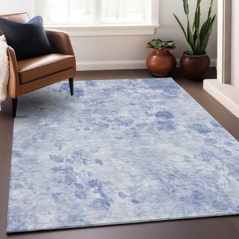 Premium Washable Super Soft Modern Floral Mayfield Rug