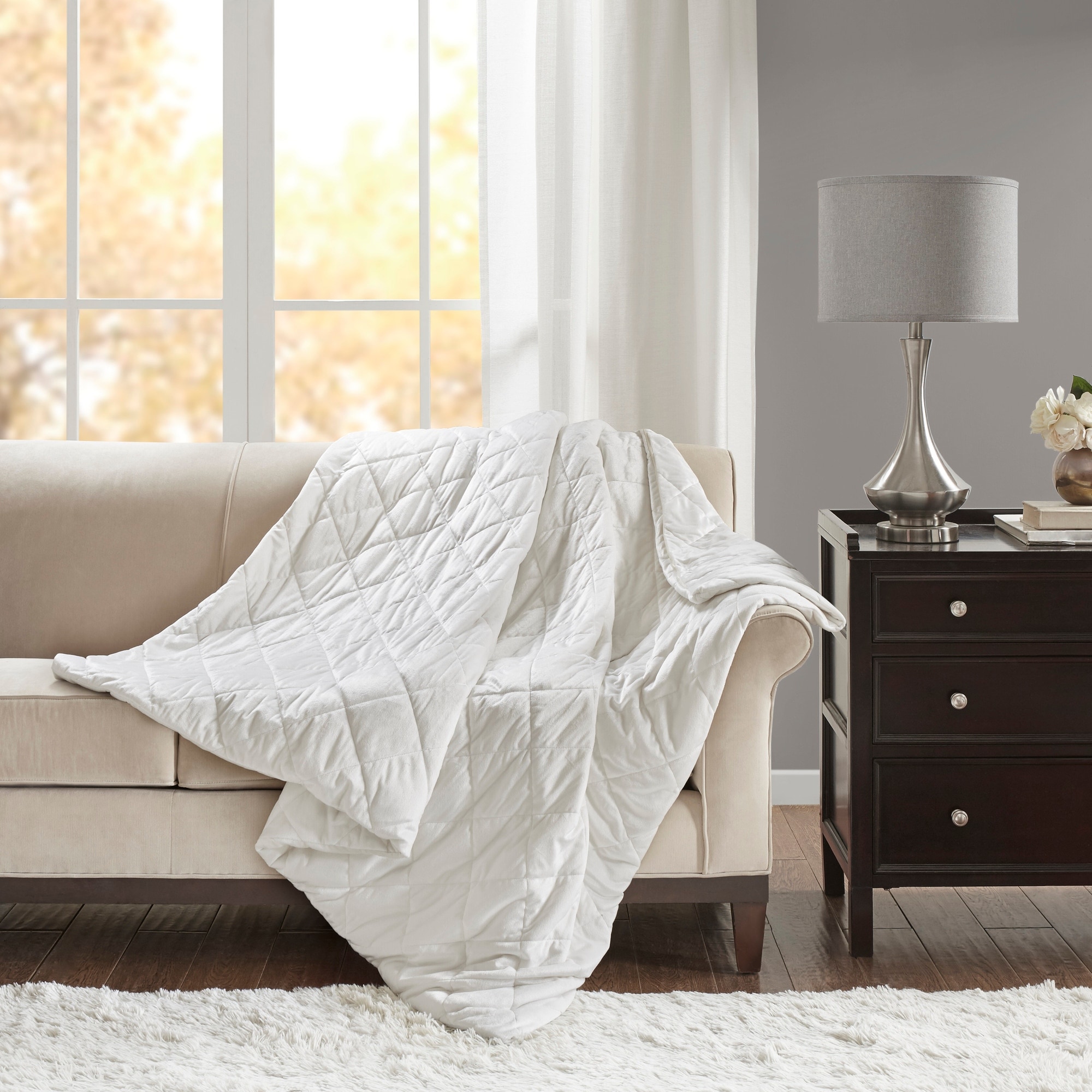 Beautyrest Luxury Quilted Weighted Blanket Bed Bath Beyond