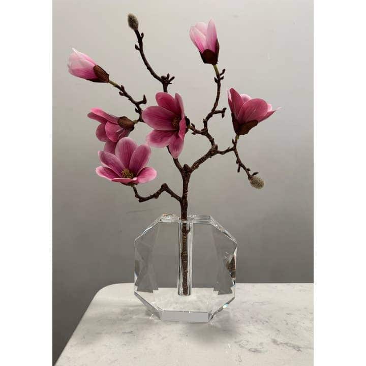 Dimensional Crystal Vase, 5"H