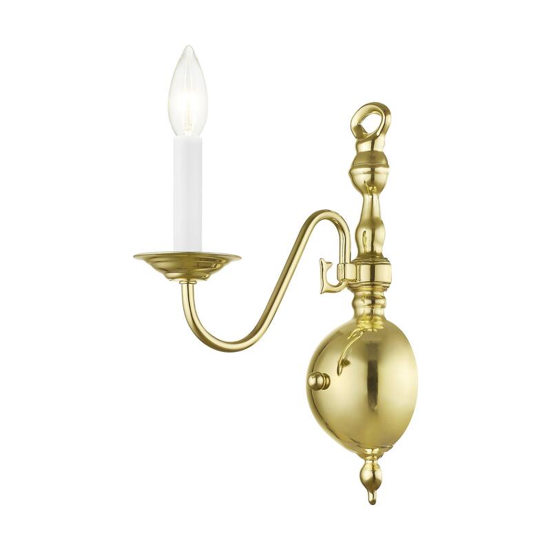 Livex Lighting Williamsburg Single Light 14" Tall Wall Sconce