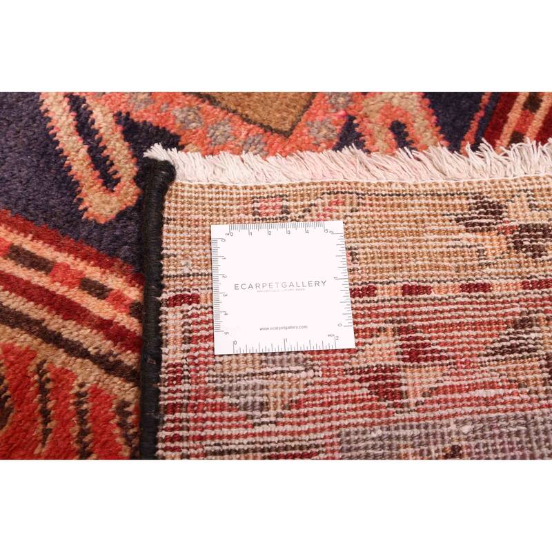 ECARPETGALLERY Hand-knotted Konya Anatolian Dark Red Wool Rug - 3'5 x 9'10