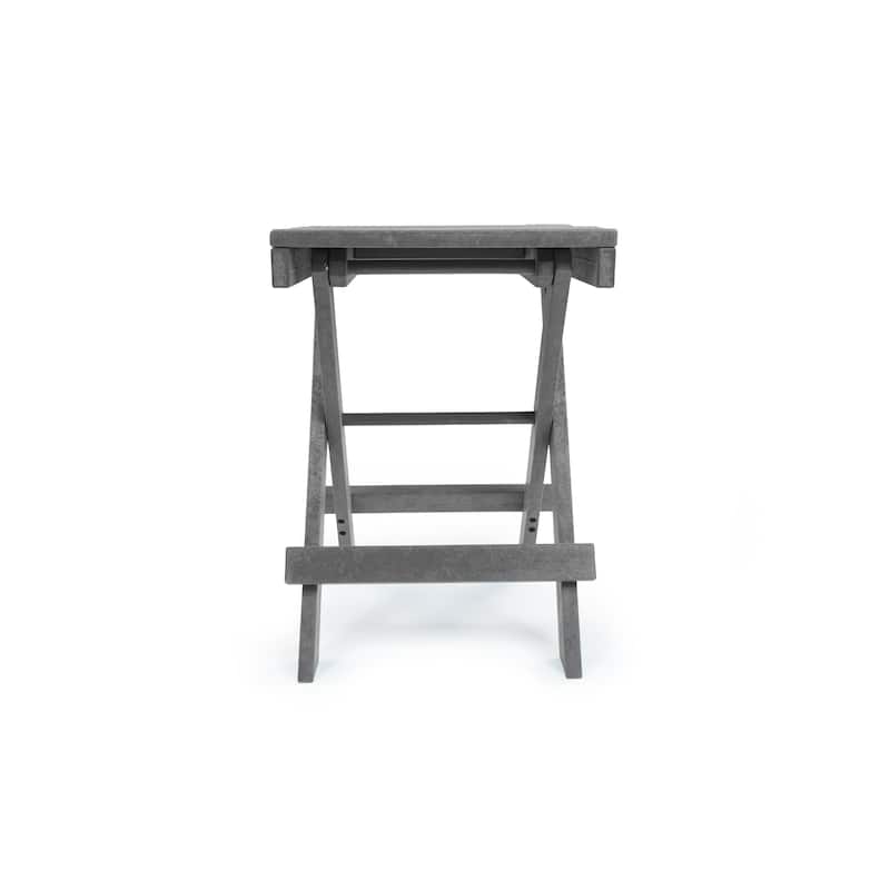 San Juan Fully Assembled All-Weather Recycled HDPE Outdoor Folding Bistro table
