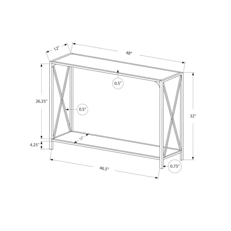 Accent Table - Black
