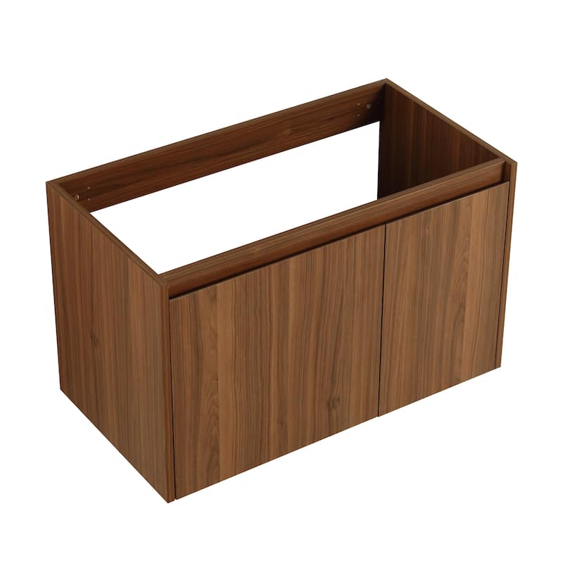 30 Inch Bathroom Cabinet With Sink,Soft Close Doors,Float Mounting Design, For Small Bathroom
