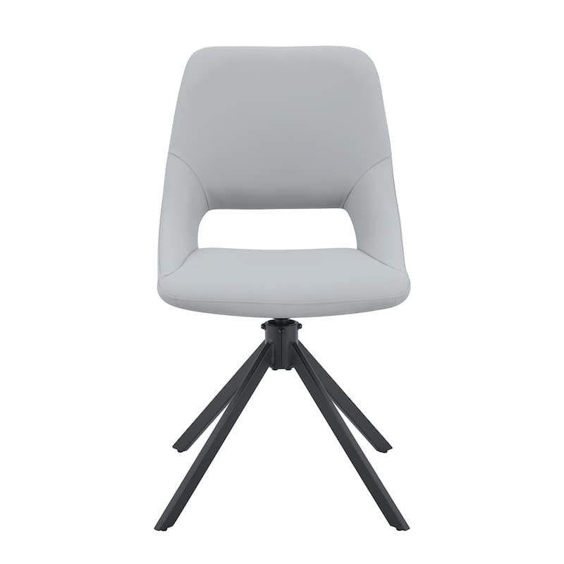 Set of 2 Side Chair Dining Chair Kitchen Chair Leather Chair Coffee Chair Office Chair Accent Chair with Metal Legs