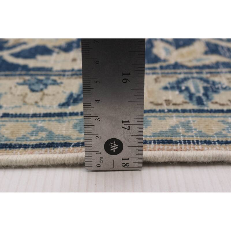 ECARPETGALLERY Hand-knotted Antalya Vintage Khaki Wool Rug - 8'5 x 11'11