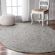 preview thumbnail 70 of 71, Nuloom Wynn Braided Indoor/Outdoor Area Rug 5' x 8' Oval - Salt and Pepper - Runner