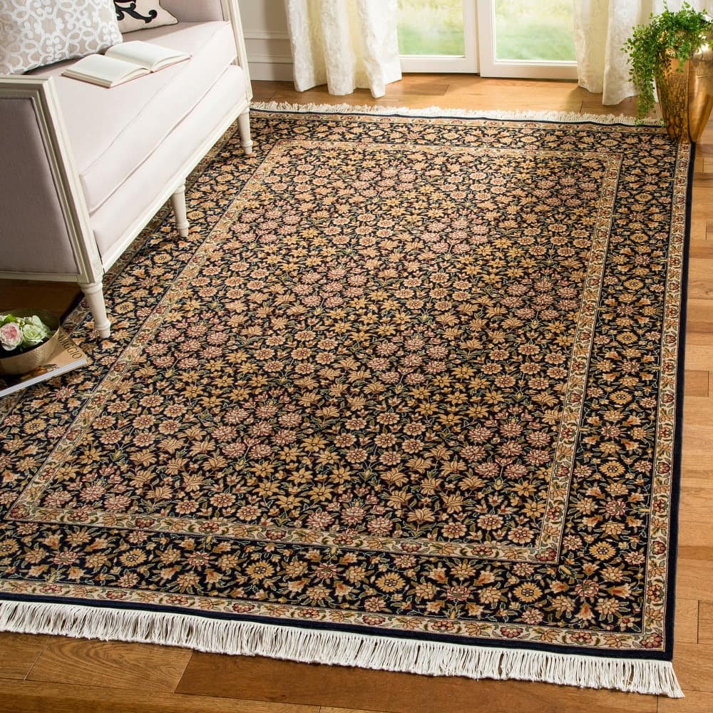 SAFAVIEH Royal Kerman Hand-Knotted Tempie Traditional Wool Rug