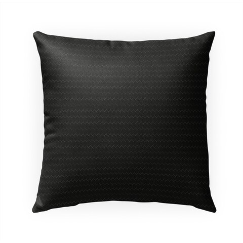 SUBWAY BLACK Indoor Outdoor Pillow By Kavka Designs