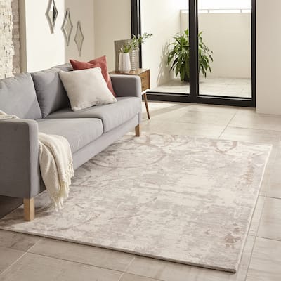 Momeni Illusions Hand Tufted Wool Abstract Area Rug