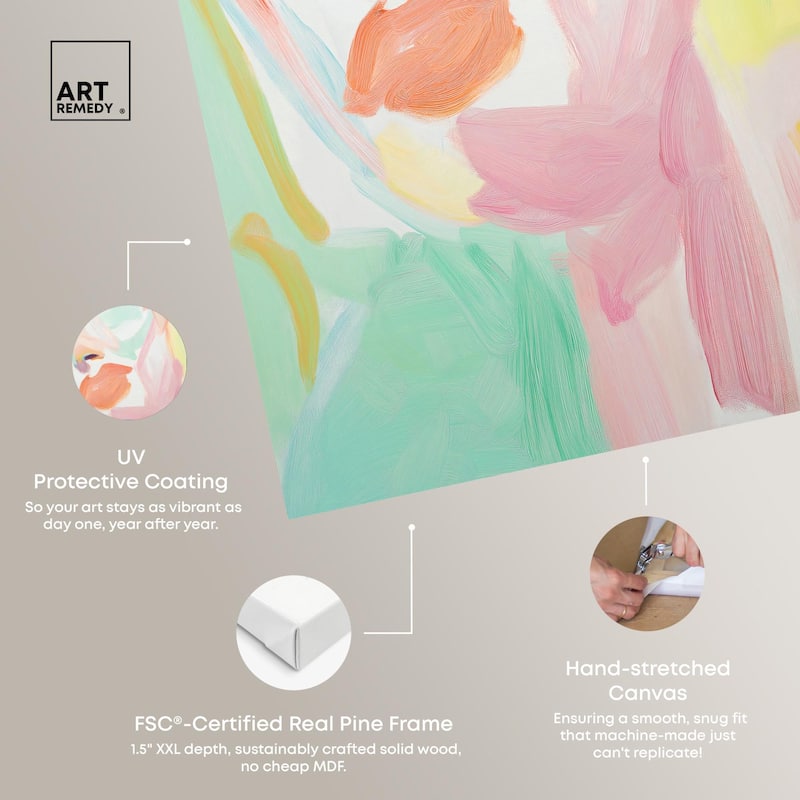 Hues of Emotion I Canvas by Art Remedy, Gallery Wrapped