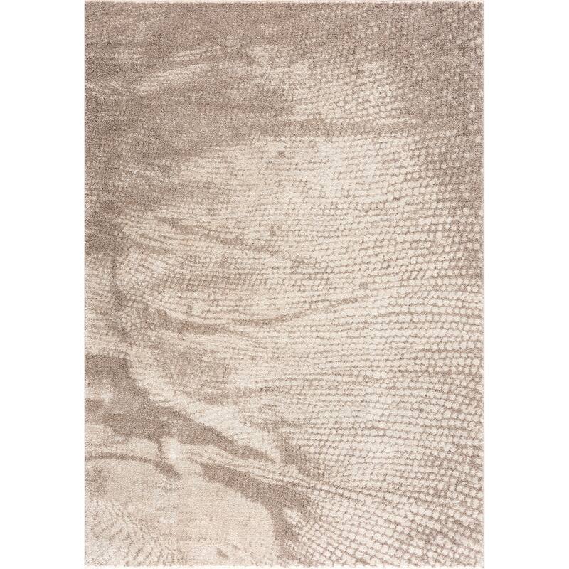 Abani Rugs Sahara SAH150A Desert Folds Beige Cream Area Rug