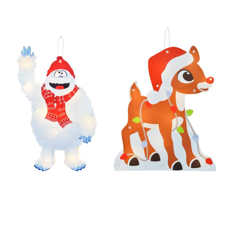 12" Rudolph Window Décor
