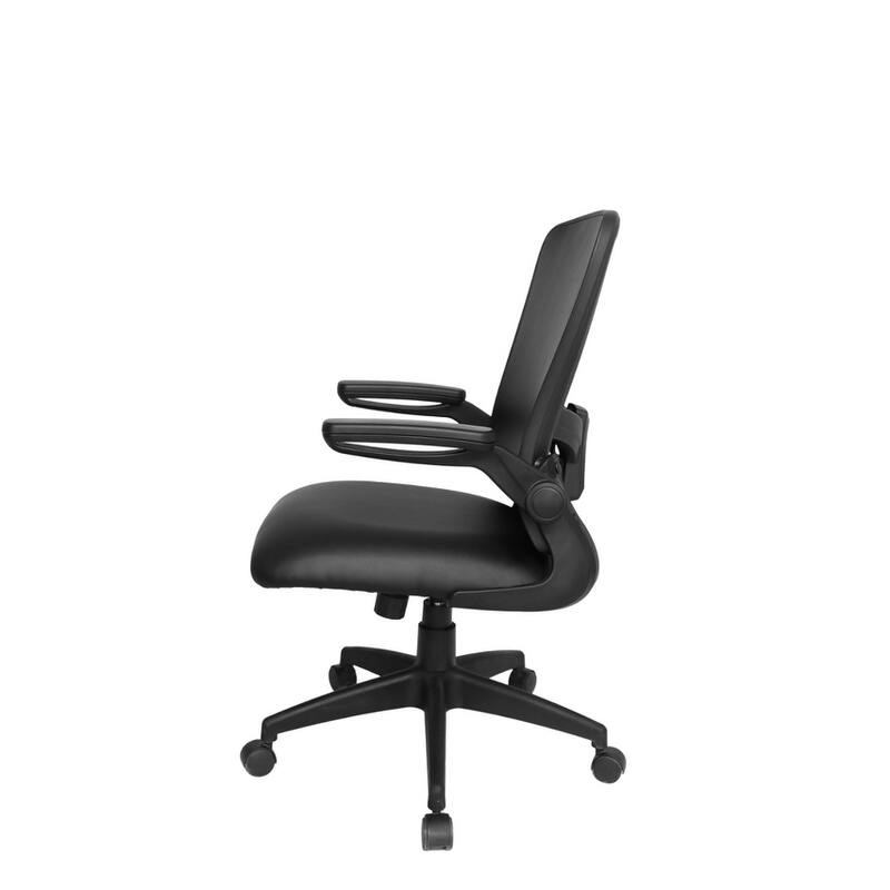 BOSS Antimicrobial Vinyl Flip Arm Task Chair