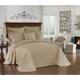 Historic Charleston King Charles Matelasse Bedspread - Birch - Queen