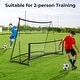 preview thumbnail 2 of 10, 2-in-1 Portable Soccer Rebounder Net with Carrying Bag